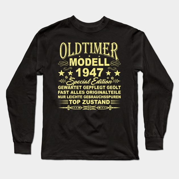 OLDTIMER MODELL BAUJAHR 1947 Long Sleeve T-Shirt by SinBle